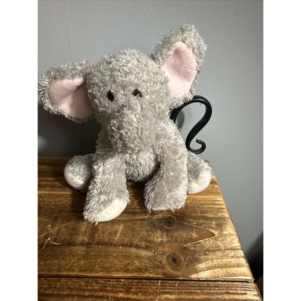 The Petting Zoo Gray Elephant 7" Plush Soft Vintage JLI 1994 Stuffed Animal Toy
